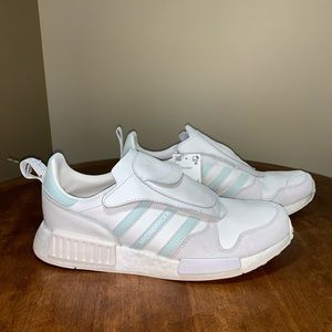 Adidas “Triple white” micropacer x R1 leather NEW